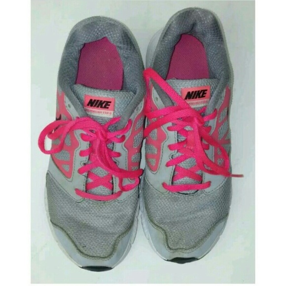 Nike Downshift 685167-007 Gray Pink Sneakers - Picture 3 of 8